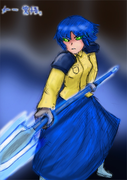 線画:イソレナ。塗り:朱音